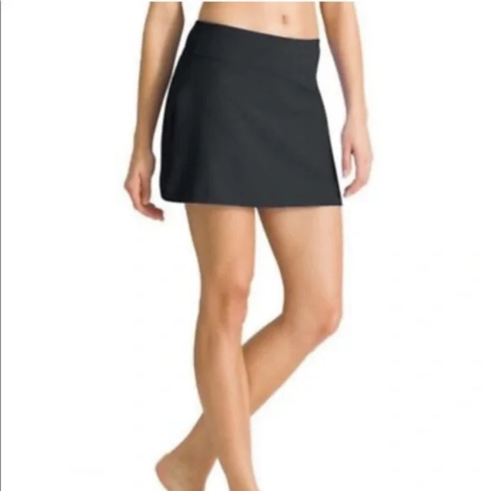 ATHLETA Sweet Sport Skirt Skort Tennis Golf Running SZ XXS Black